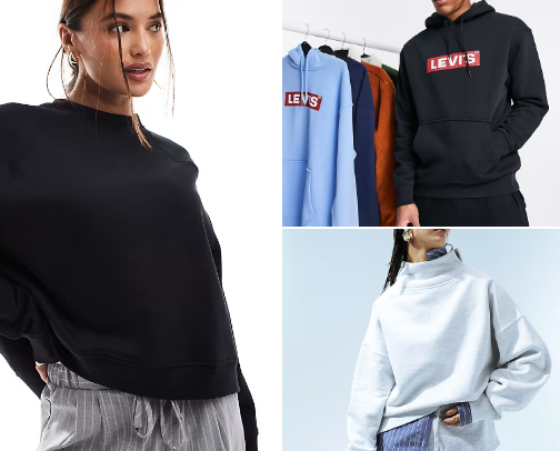 Hoodies🎀 “Style, comfort and quality! 🌟 Wear unique hoodies for every season and style. Find the model that suits you best and be part of the trend today!” cover photo collage