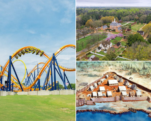 Things To Do Within An Hour of Richmond, Virginia cover photo collage