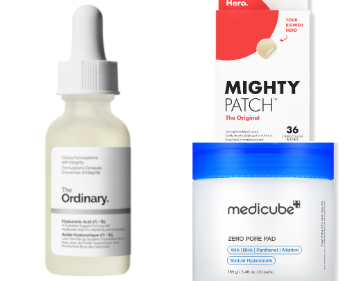 Skincare that saved my skin cover photo collage