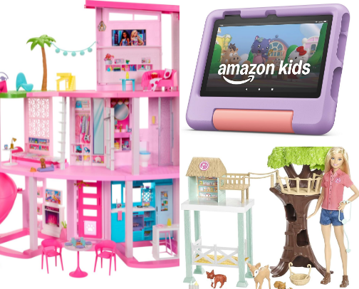 Toys my daughter loves. cover photo collage