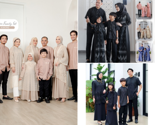 family set lebaran 💖 cover photo collage