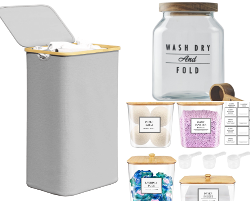 Aesthetic Laundry Room Must Haves for an Organized Space cover photo collage