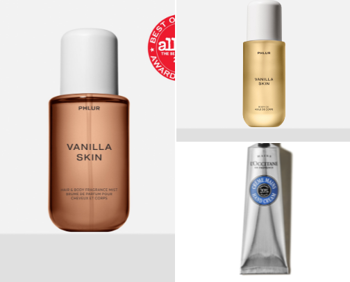 Smell good women’s essentials cover photo collage