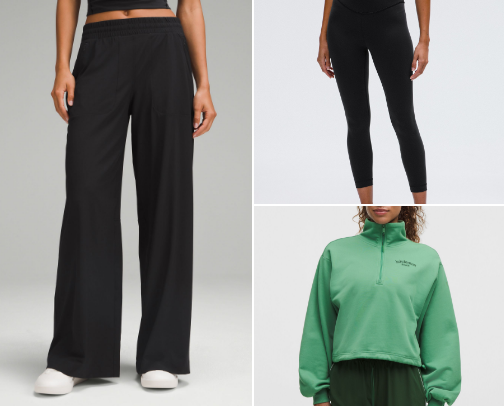 My lululemon closet cover photo collage