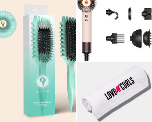 Curly hair tools that will 100% enhance your curls! cover photo collage