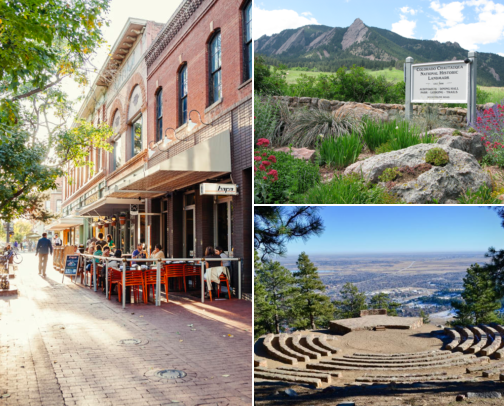 🏔️ Boulder's Pearl Street, Chautauqua, The Hill & the Flatirons: Teahouse Brunch, Brewpubs & Foothills Hikes cover photo collage