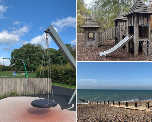 Playgrounds all over the world cover photo collage