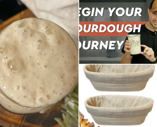 get ready to bake sourdough cover photo collage