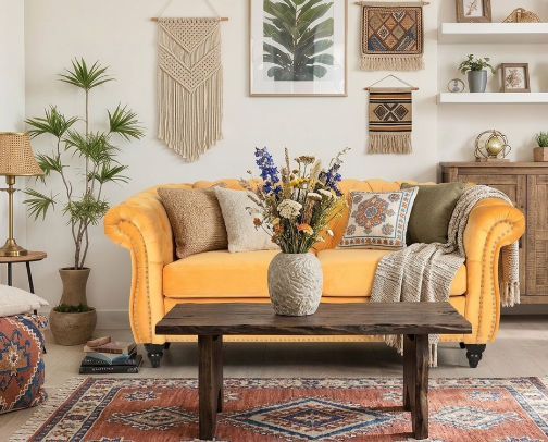 Luxury Boho Home Decor Finds for a Cozy Elevated Home cover photo collage