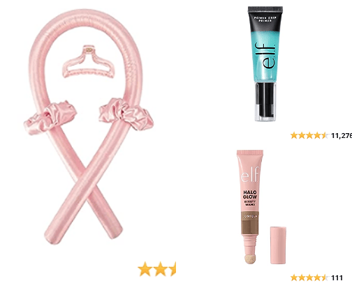 Beauty/Selfcare products cover photo collage