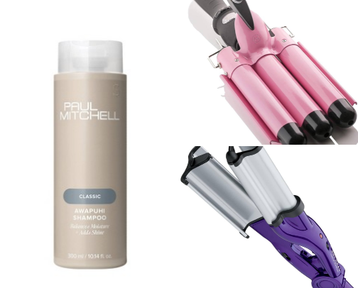 Hair products cover photo collage