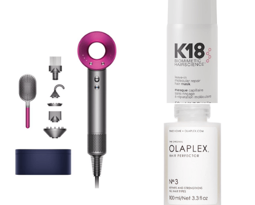Hair care cover photo collage