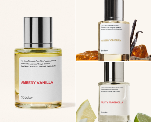Best Dossier Dupes for Designer Fragrance Lovers cover photo collage