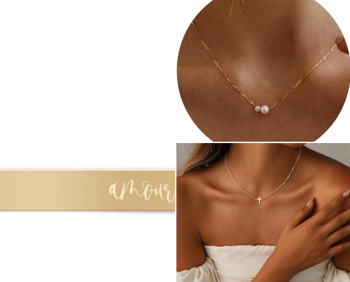 Minimalistic but Beautiful Jewelry cover photo collage