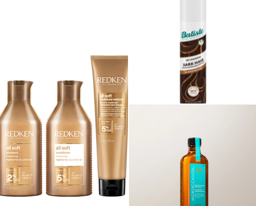 Hair care cover photo collage