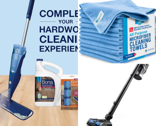 Go-to cleaning supplies 🧺🫧🧽 cover photo collage