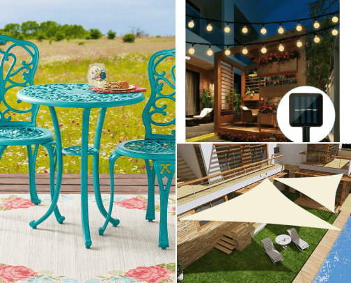 Dream balcony | small balcony decor inspo 🥰 cover photo collage