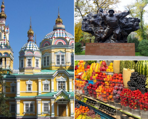 Almaty, Kazakhstan Travel Guide cover photo collage