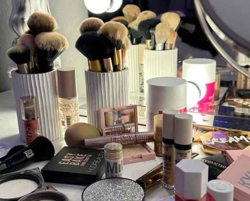 Oily Skin Survival Guide-
(makeup and skincare) cover photo collage