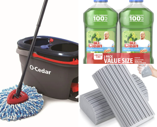 cleaning essentials cover photo collage