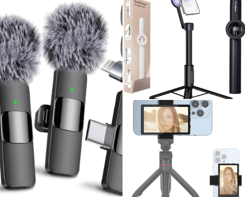 Content creator must haves cover photo collage