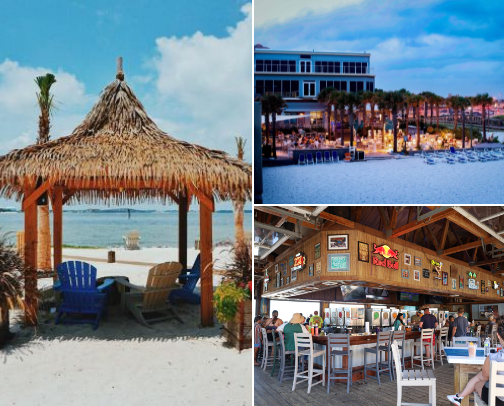 Pensacola Beach- TOP 10 RESTAURANT AND DRINK SPOTS ⭐️ cover photo collage