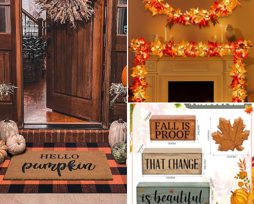 🍁 Cozy Fall Home Decor cover photo collage