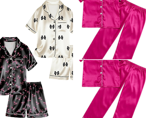 Pajamas For Little Girls cover photo collage