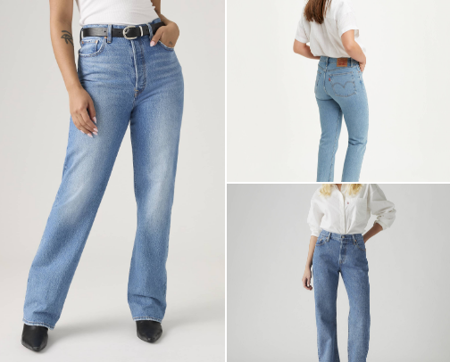 The Denim I Actually Reach For👖 cover photo collage