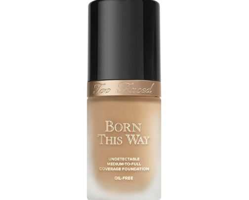 Too Faced Born This Way Foundation cover photo collage