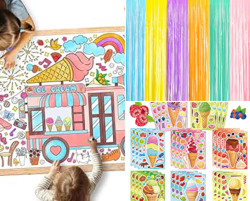 Sweet One- 1st Birthday Theme 🍦🍨💗 cover photo collage