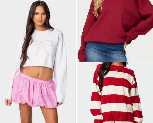 Valentine's Day outfits with Edikted clothing! cover photo collage