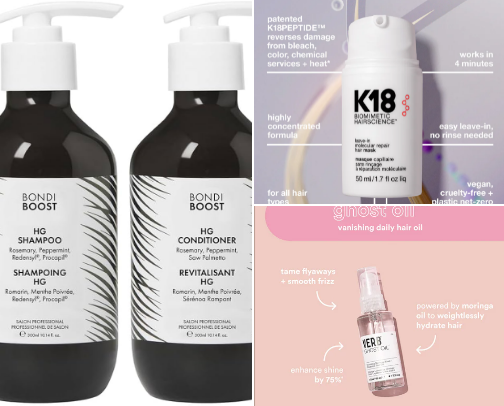 Hair Products for Fine Hair cover photo collage