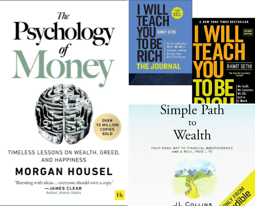 💰 Best Books for Building Wealth cover photo collage