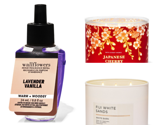 Bath and Body Works cover photo collage