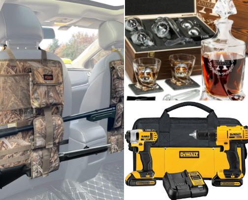 Gifts for men who like outdoors & Who already have everything cover photo collage