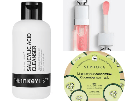Skincare cover photo collage