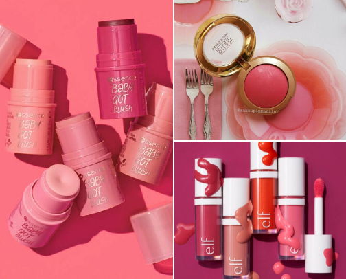 Rosy Cheeks & Glowing Skin 🌸 cover photo collage