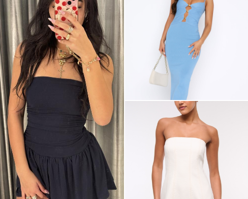 Elegant Summer Dresses I Love! cover photo collage