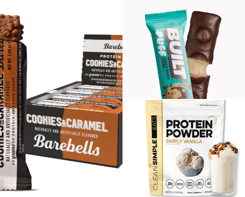 High Protein Snacks cover photo collage
