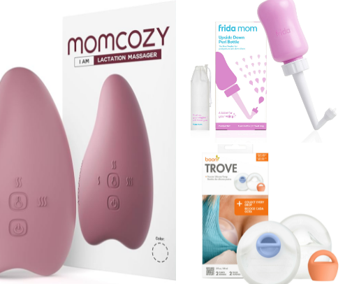 tried + true: BEST postpartum items! cover photo collage