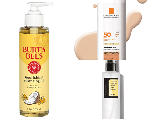 Skincare recs you need in your life ✨ cover photo collage