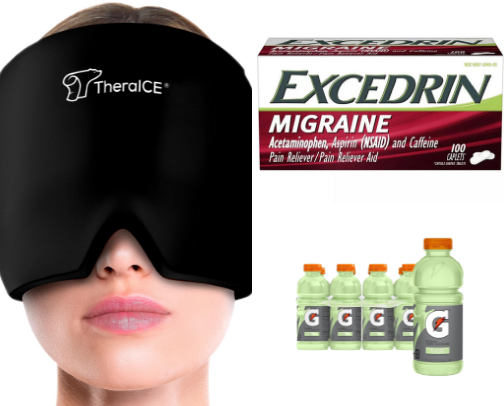Migraine relief cover photo collage