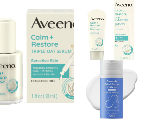 Face Saving Sensitive Skincare Routine cover photo collage