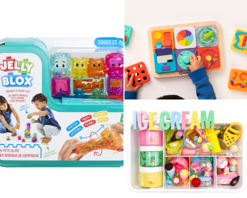 toys that buy mom a minute (or two!) cover photo collage