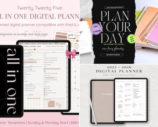 📝 Top Notebooks & Planners to Boost Your Productivity & Goals cover photo collage