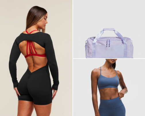 Gym baddie fits cover photo collage