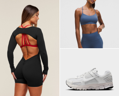 Gym baddie fits cover photo collage