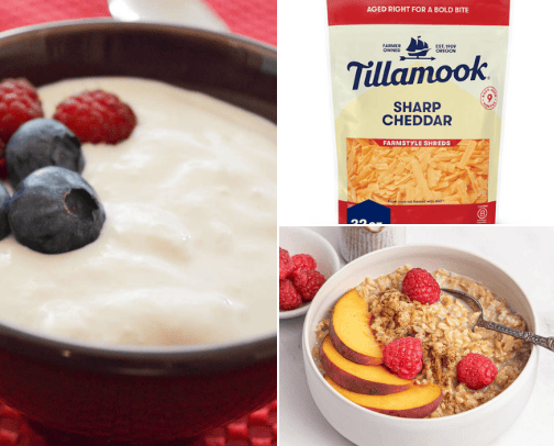 Best breakfast protein options cover photo collage