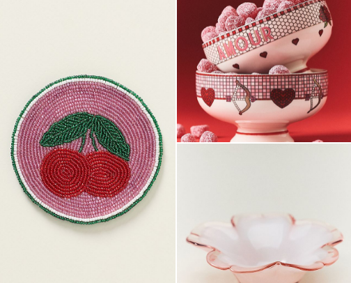 🌹🍽️VALENTINE for her ❤️🌹Anthropologie edition cover photo collage